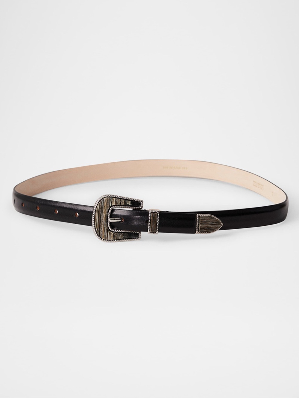 Déhanche Travertine 100% Genuine Smooth Leather Western Belt